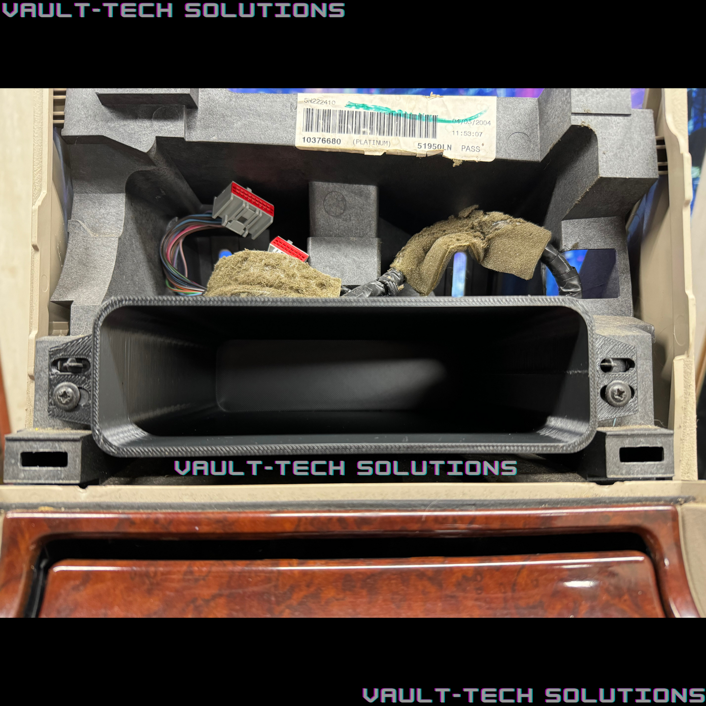 2003-2006 Escalade ESV EXT Sierra Yukon Denali CD Changer Pocket Storage Cubby