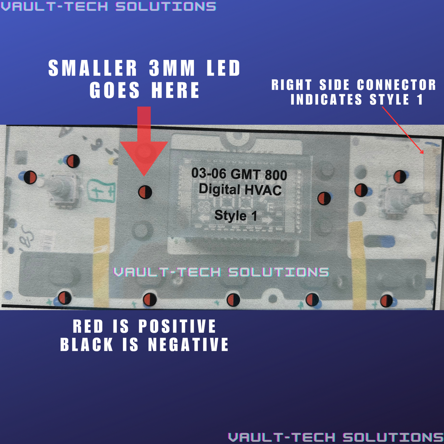 Led Climate Control Upgrade Kit Silverado Sierra Escalade Yukon Tahoe 03-06 Blue Green Red White