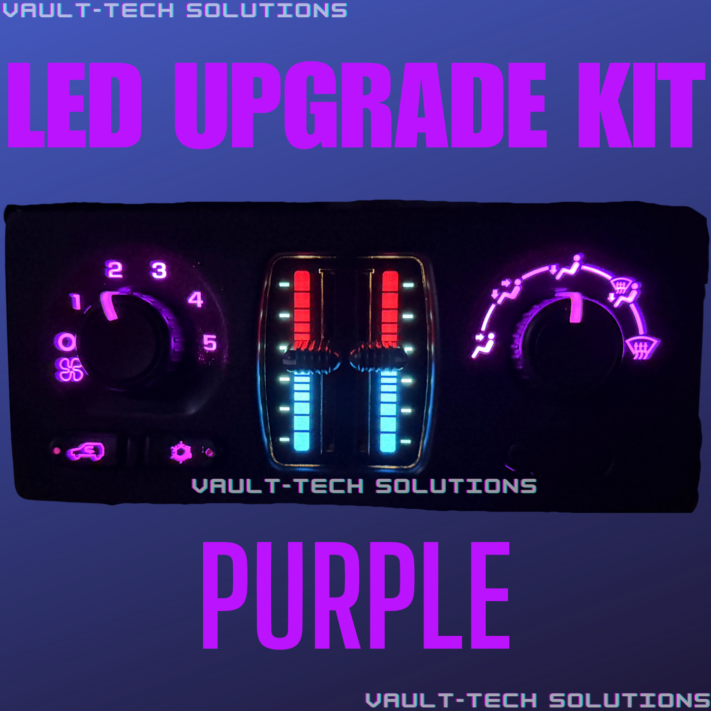 Led Climate Control Upgrade Kit Slider Silverado Sierra Yukon Tahoe 03-06 Blue Green Red White Purple Warm White