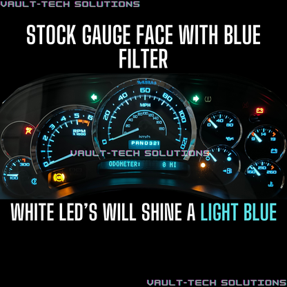 12 Pc Led Cluster Upgrade Kit Silverado Sierra Escalade Yukon Tahoe 03-06 White Red Blue Green