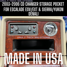 2003-2006 Escalade ESV EXT Sierra Yukon Denali CD Changer Pocket Storage Cubby